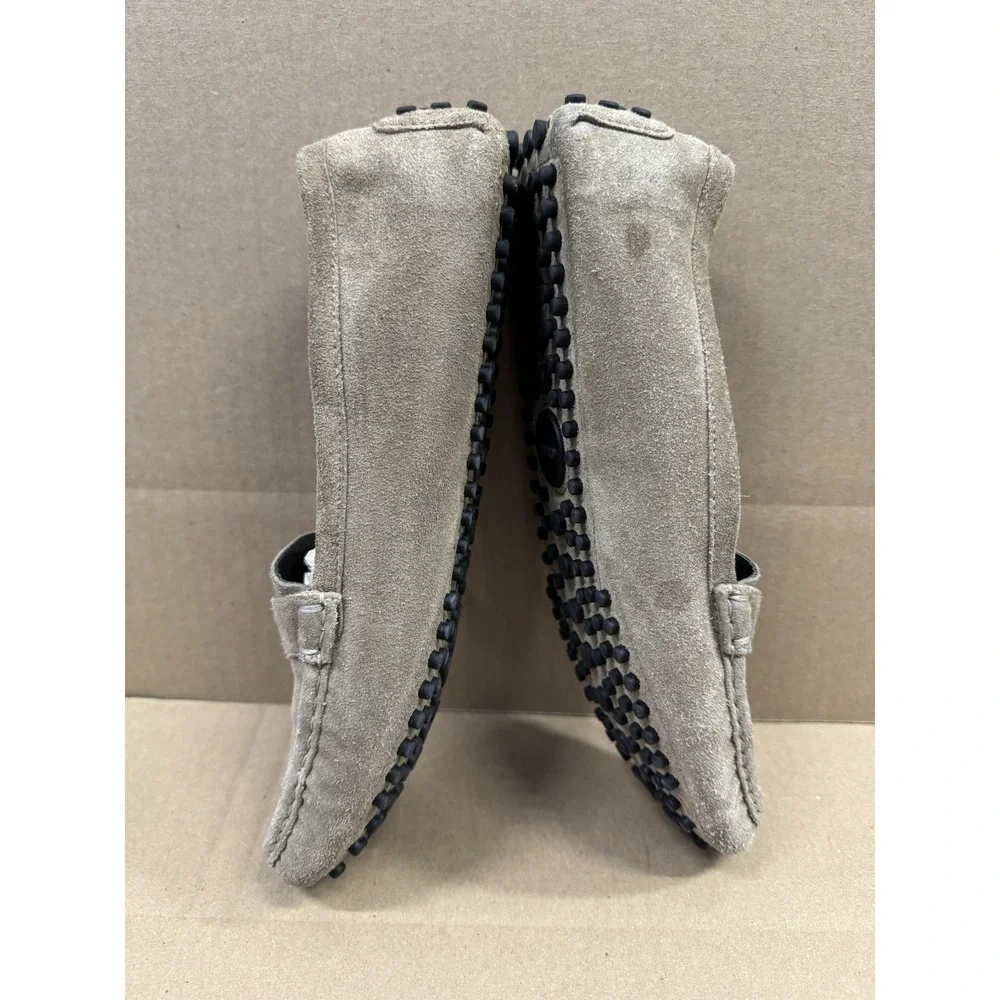 Gucci Sachalian Driving Loafers Sport Khaki Shoes size 38.5‎ Suede Leather